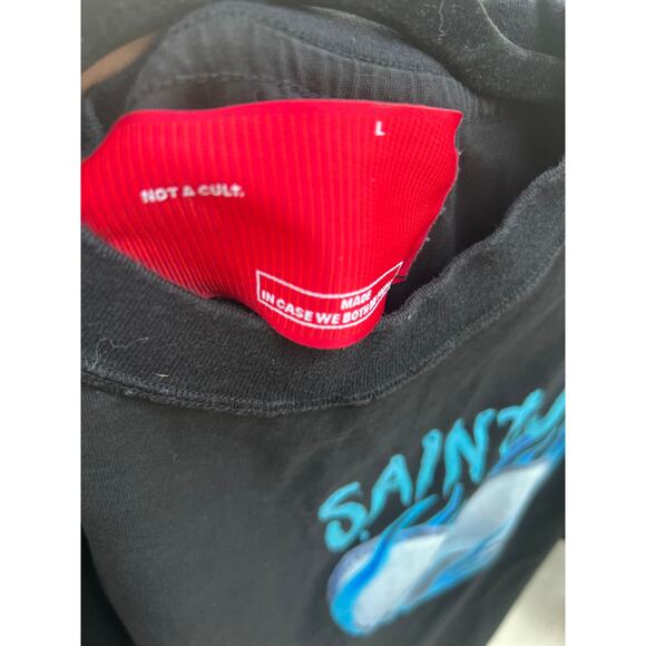 Saint Jhn "In Case We Both Die Young" Tour Tee Chromedd Hearts Teal - Picture 3 of 6